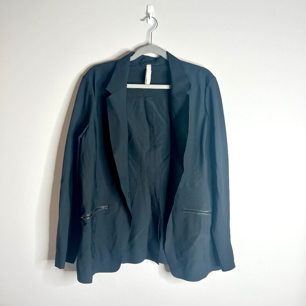 Athleta Black Interstellar Blazer Gorpcore Athlei… - image 3